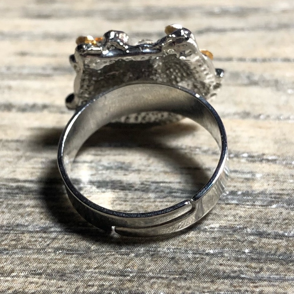 Hello Kitty Rhinestone Ring - Picture 3 of 5